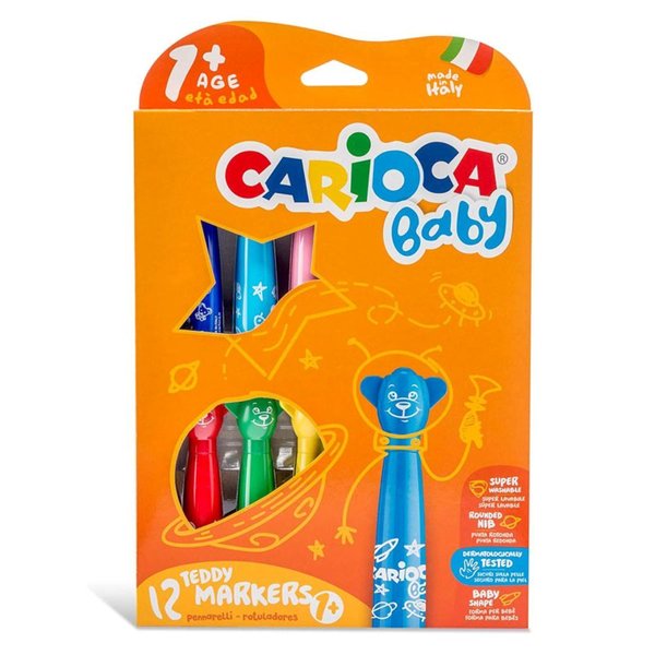 Carioca Teddy Bebek Crayons 12 li 1 Yaş