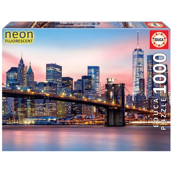 Educa 1000 Parça Brooklyn Köprüsü Neon
