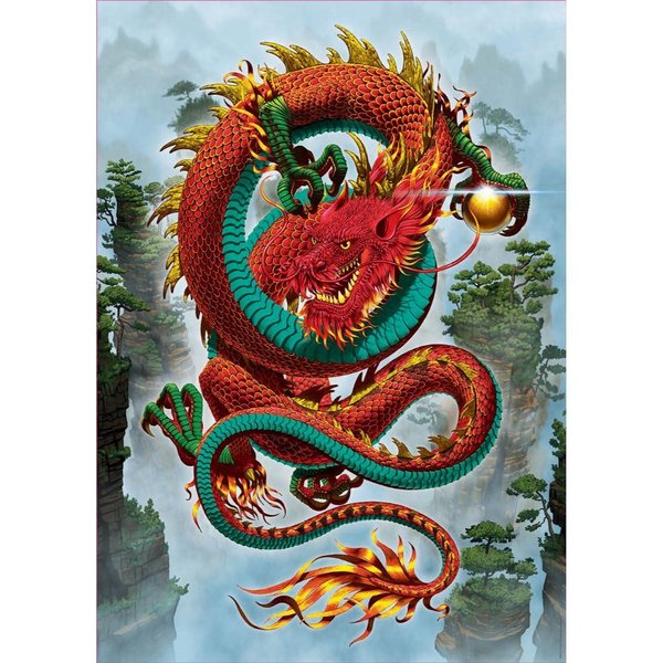 Educa Good Fortune Dragon 500 parça Puzzle