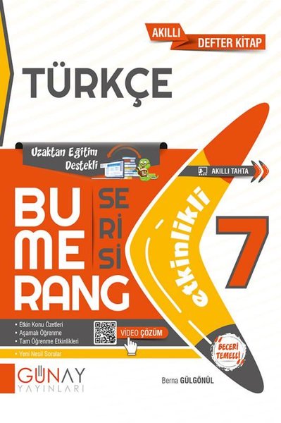 7. Sınıf Bumerang Etkinlikli Türkçe