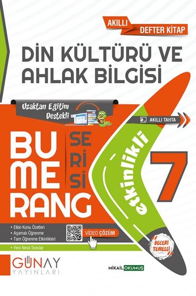 7. Sınıf Bumerang Etkinlikli  Din Kültürü Ve Ahlak Bilgisi