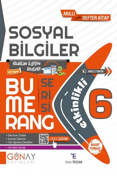 6. Sınıf Bumerang Etkinlikli Sosyal Bilgiler