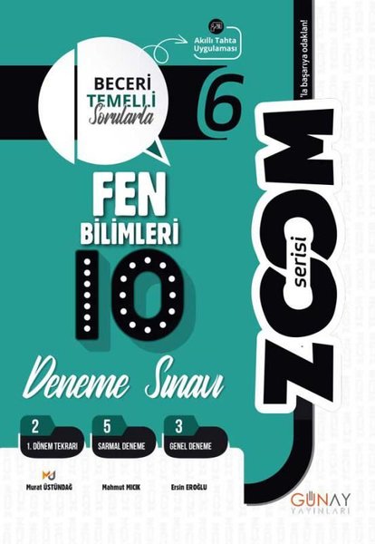 6. Sınıf Zoom Serisi Fen Bilimleri 10'Lu Branş Denemeler