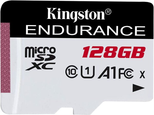 Kingston High Endurance SDCE/128GB Class 10 UHS-I A1 128 GB Micro SD Kart