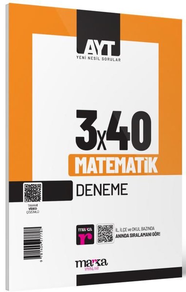 2025 AYT Matematik 3x40 Deneme 