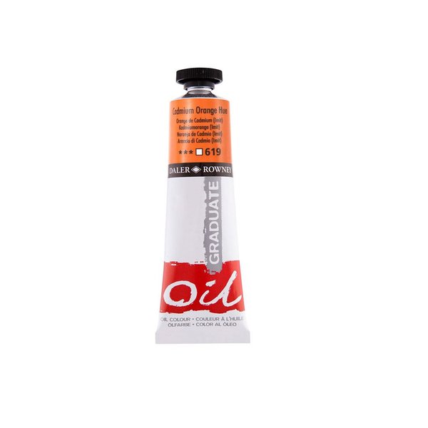 Daler Rowney Graduate Yağlı Boya 38ML N:619 Cadmium Orange Hue