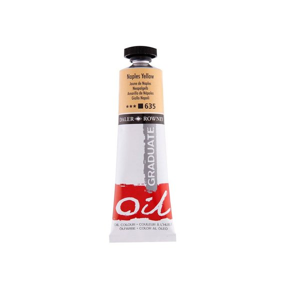 Daler Rowney Graduate Yağlı Boya 38ML N:635 Naples Yellow