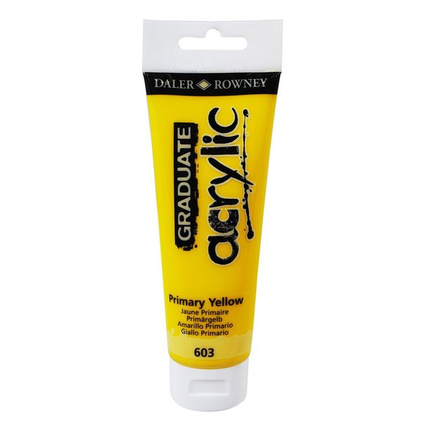 Daler Rowney Akrilik Boya 120ML Primary Yellow