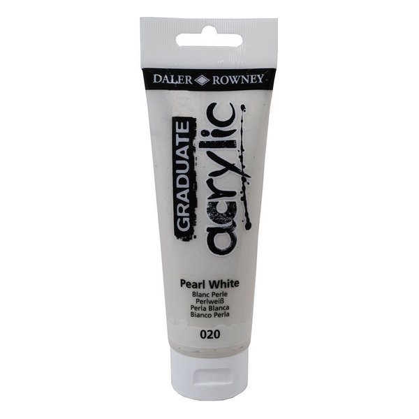 Daler Rowney Akrilik Boya 120ML Pearlescent White