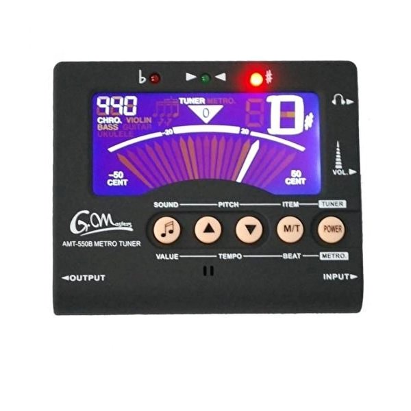 G.Master AMT-550B Chromatic Dijital Tuner Metronom