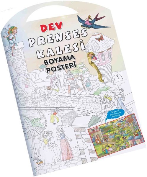 Dev Prenses Kalesi - Boyama Posteri