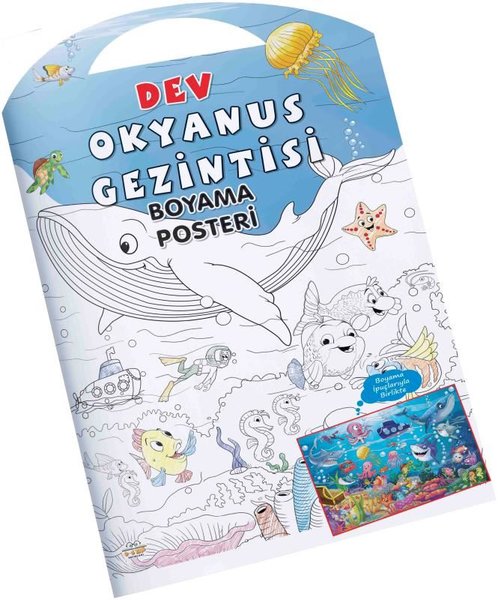 Dev Okyanus Gezintisi - Boyama Posteri