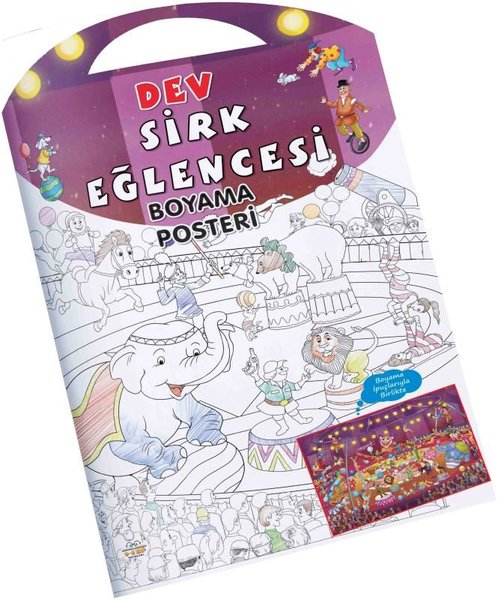 Dev Sirk Eğlencesi - Boyama Posteri