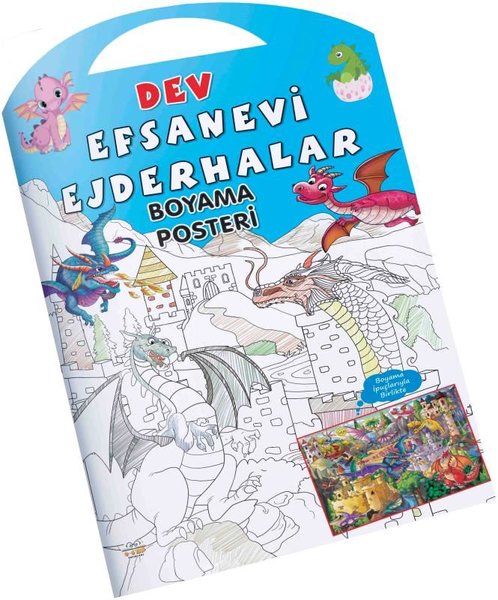 Dev Efsanevi Ejderhalar - Boyama Posteri