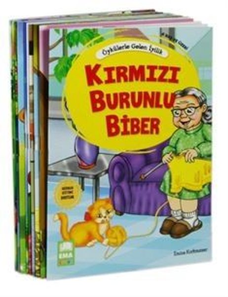 Öykülerle Gelen İyilik Serisi Seti - 6 Yaş ve Üzeri Değerler Eğitimi - 10 Kitap Takım