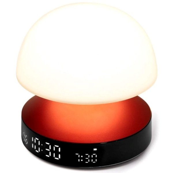 Lexon Mina Sunrise Alarm Saatli Gün Işığı Simulatörü & Aydınlatma Koyu Kırmızı
