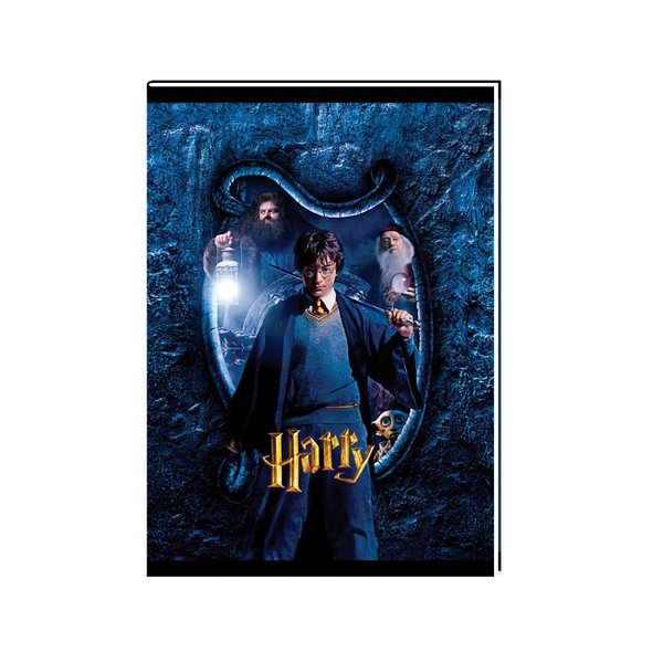 Harry Potter A4 40 Yp Çizgili Tel Dikişli Karton Kapak  Defter