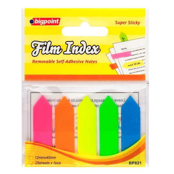 Bigpoint 821 Yapışkanlı Film Index Ok 5 Renk