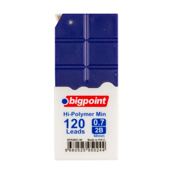 Bigpoint 948-0740 Kalem Ucu 0.7mm 2B 120'li Tüp Koyu Mavi