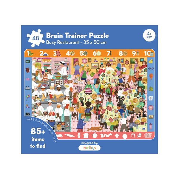 Brain Trainer Puzzle: Busy Restaurant