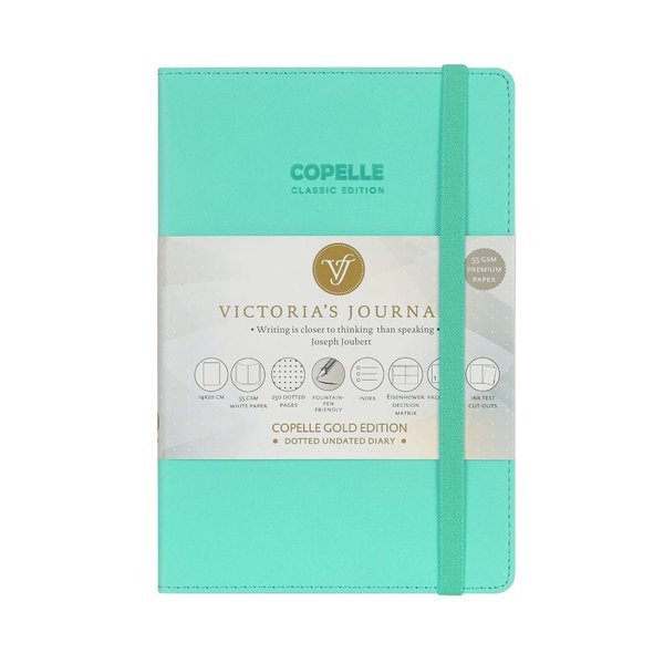 Victoria'S Journals 5504  Copelle Gold Bujo Defter  14X20 Cm 57 Gr Krem 152 Yp Mint  Nkt