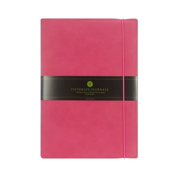 Victoria'S Journals 5513 Bufallo İkili Defter  64 Sayfa 32 Çizgili+32 Sayfa Noktalı 14X20 Cm Pembe