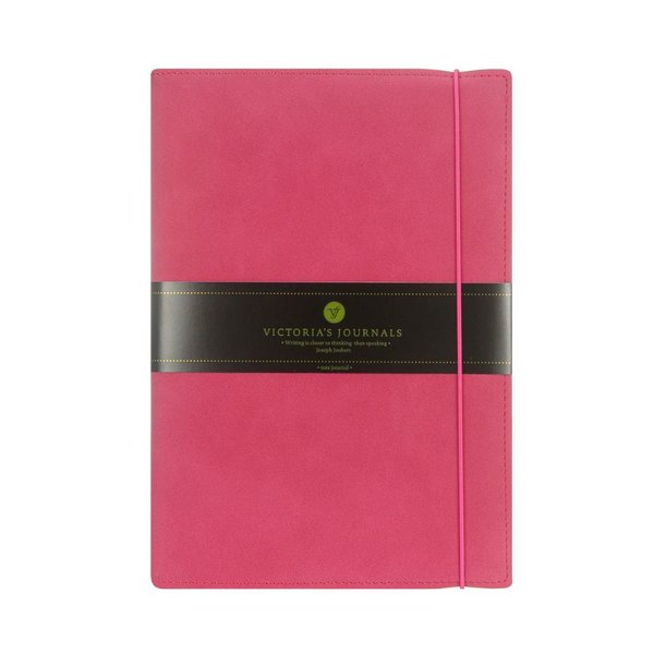 Victoria'S Journals 5517 Bufallo İkili Defter  64 Sayfa 32 Çizgili+32 Sayfa Noktalı  9X14 Cm Pembe