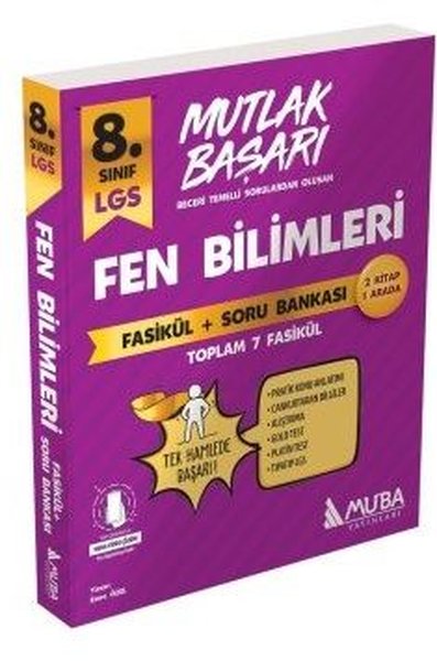 8.Sınıf LGS Mutlak Başarı Fen Bilimleri Fasikül ve Soru Bankası