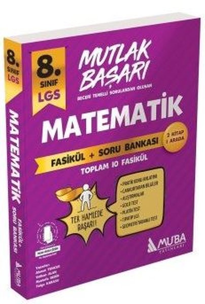 8.Sınıf LGS Mutlak Başarı Matematik Fasikül ve Soru Bankası