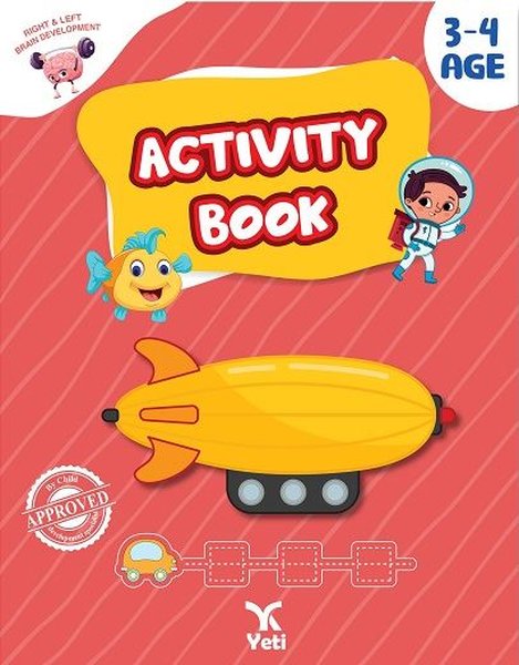 Activity Book- 3- 4 Age