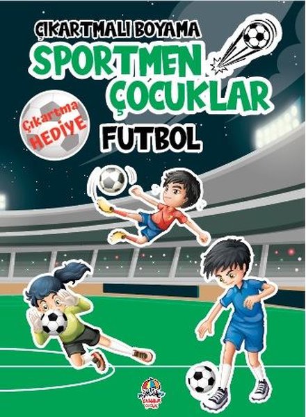 Sportmen Çocuklar - Futbol - Çıkartmalı Boyama