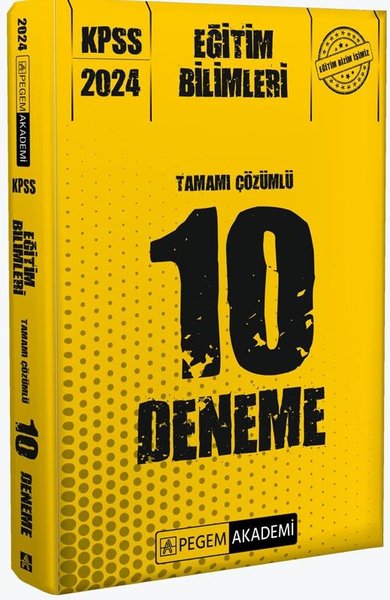 2024 KPSS Eğitim Bilimleri Tamamı Çözümlü 10 De...