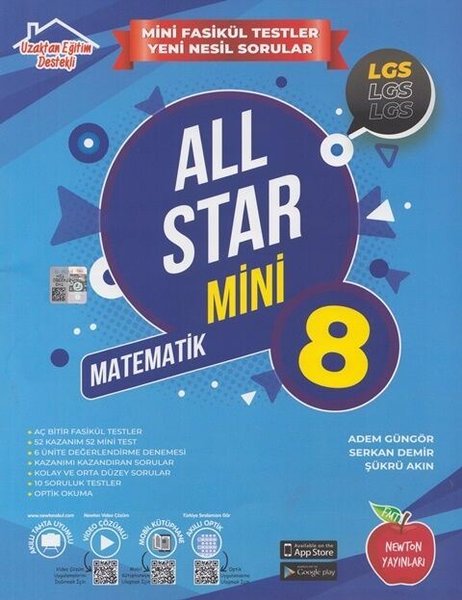 8. Sınıf Mini Matematik All Star Yeni Nesil Sorular