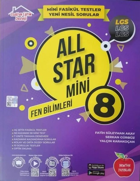 8. Sınıf Mini Fen Bilimleri All Star Yeni Nesil Sorular