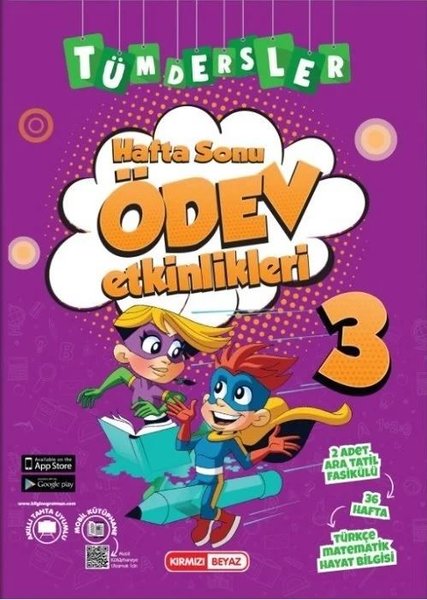 3. Sınıf Yeni Nesil Tüm Dersler Hafta Sonu Ödev Etkinlikleri