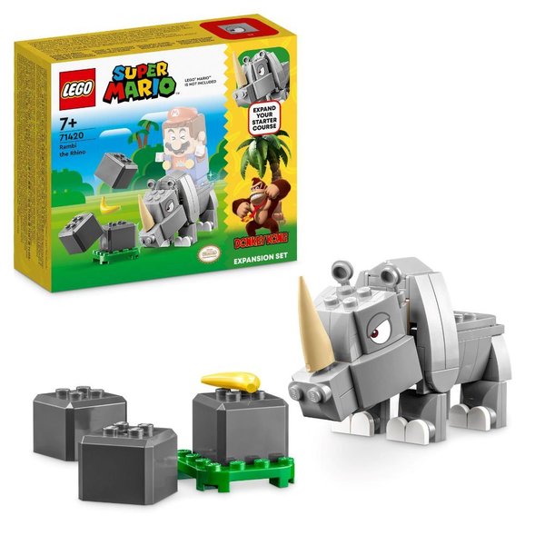 LEGO Super Mario Gergedan Rambi Ek Macera Seti 71420