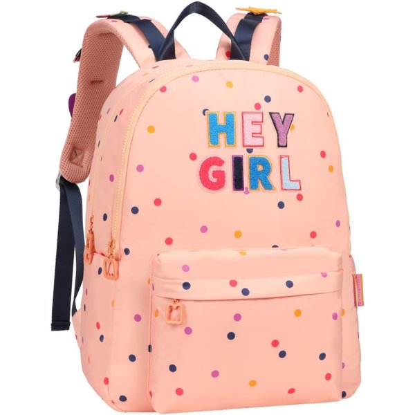 BACKPACK HEY GIRL CORAL