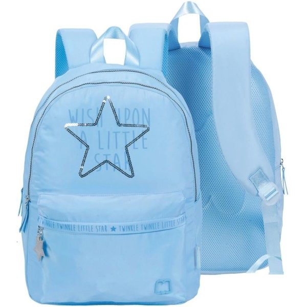 BACKPACK LITTLE STAR BLUE (2 COMPARTMENTS)