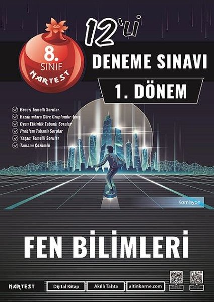 8. Sınıf 1. Dönem Mod 12'li Fen Bilimleri Deneme Sınavı