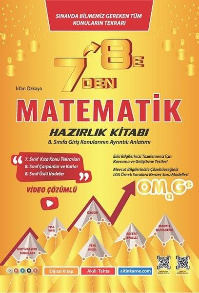 7'den 8'e LGS Matematik Hazırlık Kitabı