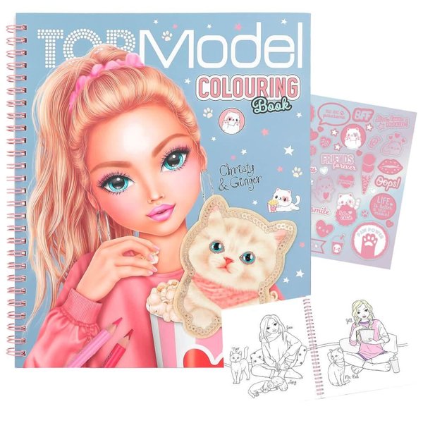 Topmodel Colouring Book Cutıe