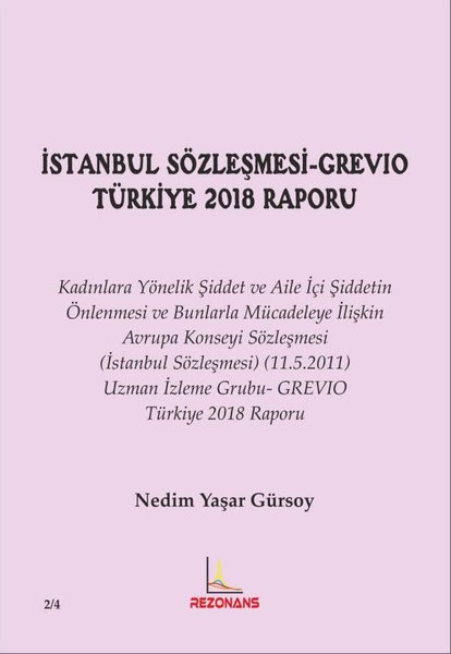 İstanbul Sözleşmesi - Grevio Türkiye 2018 Raporu