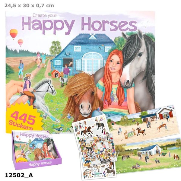 Top Model Horses Colouring Book