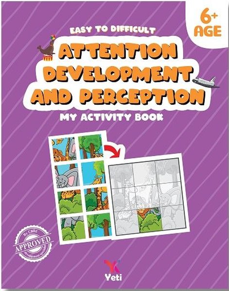 Easy to Difficult Attention Development and Perception - My Activity Book 6+Age
