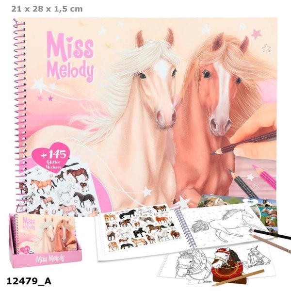 Top Model Miss Melody Coloring Book