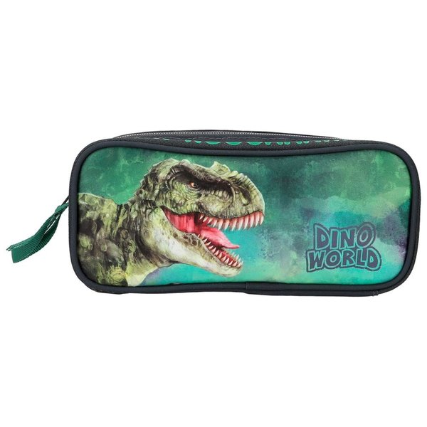 Top Model Dino World Pencil Tube Grey Green