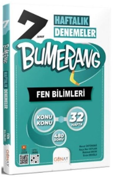 7.Sınıf Bumerang 32 Haftalık Fen Bilimleri Denemeleri