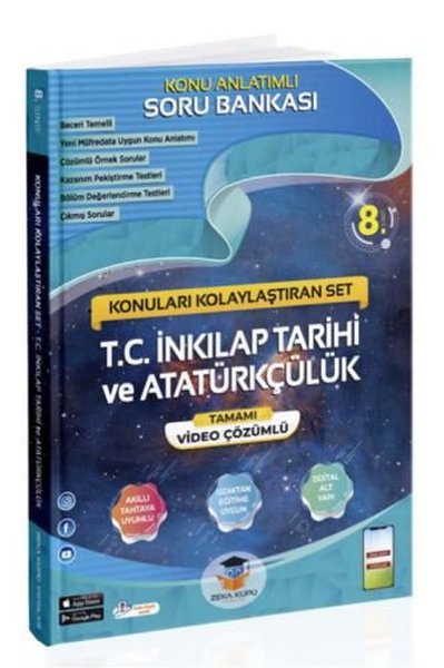 8. Sınıf LGS T.C. İnkılap Tarihi ve Atatürkçülük Konu Anlatımlı Soru Bankası