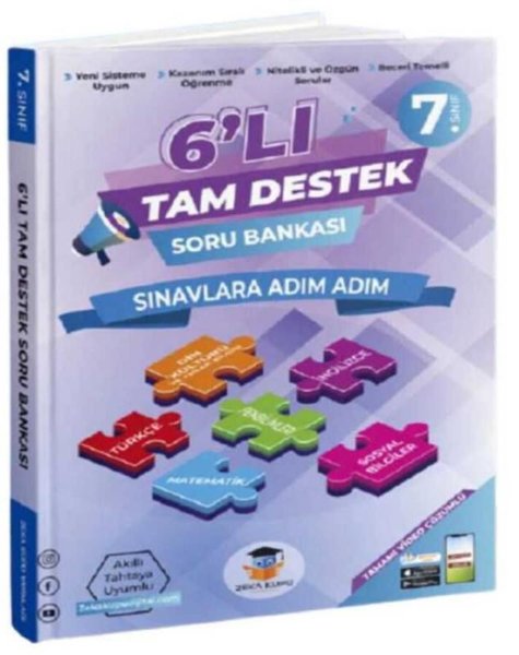 7. Sınıf LGS 6'lı Tam Destek Soru Bankası