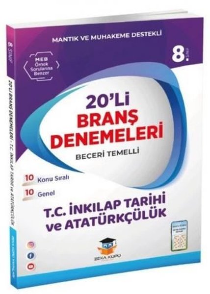 8. Sınıf İngilizce 20'li Branş Denemeleri